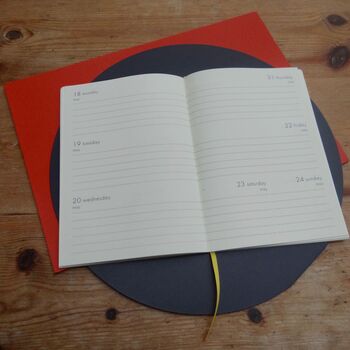 Personalised Recycled Leather Diary, 8 of 12