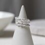 Sterling Silver Feather Ring, thumbnail 3 of 9