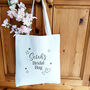 Personalised Bridal Bag | Wedding Day Tote Bag, thumbnail 6 of 6