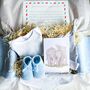 Luxury New Baby Gift Set Hamper Box. Green, Beige, Grey, Pink Or Blue, thumbnail 5 of 8