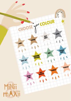 Personalised Spotty Dotty Initial Children's Print, 5 of 5