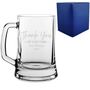 Personalised Thank You Beer Mug Stein, thumbnail 1 of 2