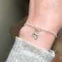 Sterling Silver Dainty Holly Bracelet, thumbnail 9 of 12