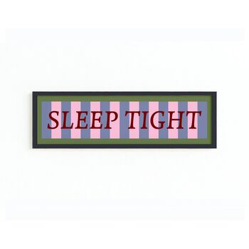 Sleep Tight Panoramic Framed Print, 8 of 12