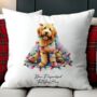 Personalised Golden Doodle In Christmas Lights, thumbnail 2 of 10