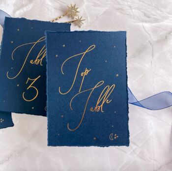 Navy Celestial Table Numbers, 4 of 10