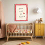 Nursery Set Of Two 'You Are Loved' Art Prints, thumbnail 3 of 4