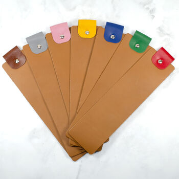 Custom Quote Personalised Leather Bookmark, 2 of 2