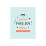 Page Boy Keepsake Thank You Gift Print, thumbnail 3 of 5