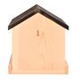 Wall Mounted Wooden Bird Feeding Table With Apex Roof, thumbnail 5 of 8