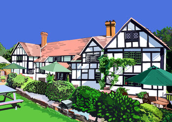 The Bolney Stage, Haywards Heath, West Sussex Art Print, 2 of 2