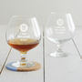 Personalised Special Age Birthday Brandy Glass For Him, thumbnail 1 of 2