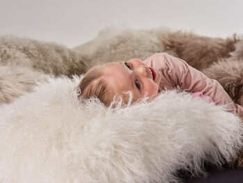 Large Mongolian Sheepskin Cushion Cover, 10 of 10