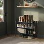 Multi Tier Shoe Rack Fabric Shoe Organiser Storage, thumbnail 1 of 6