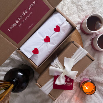 Personalised Couples Valentine's Candle Gift Set, 5 of 7