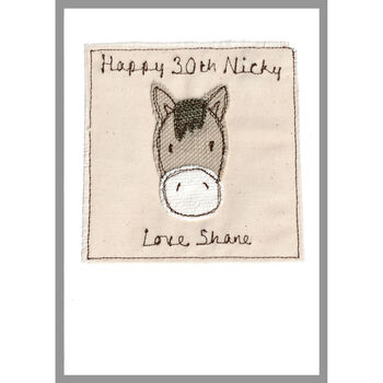 Personalised Horse / Pony Birthday Card For Girl, 9 of 12