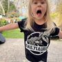 Personalised Dinosaur Name Kids T Shirt, thumbnail 2 of 6