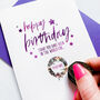 Personalised Scratch Off Birthday Days Card, thumbnail 2 of 5
