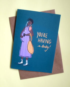 'You're Having A Baby' Greetings Card, 3 of 4