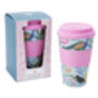 British Birds Floral Bamboo Travel Mug, thumbnail 2 of 3