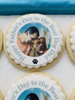 Pet Dad Father's Day Photo Biscuit Gift Box, 2 of 7