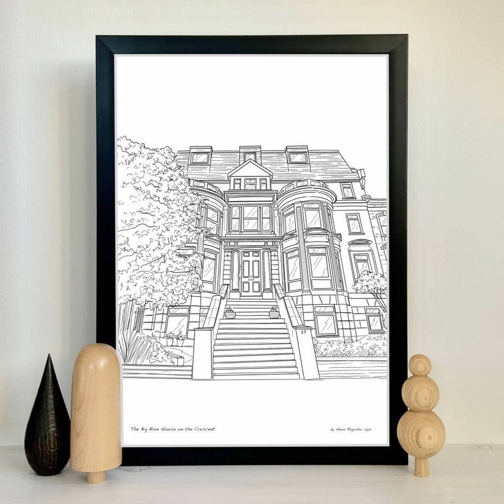 Personalised House Portrait Line Drawings, 1 of 10