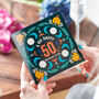 50th Birthday Age Card Sent Direct, thumbnail 1 of 3