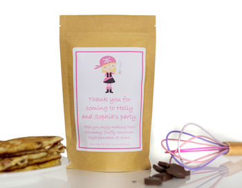 Eco Friendly Personalised Pancake Mix Party Bags, 3 of 6