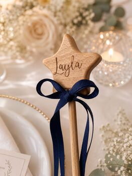 Personalised Small Flower Girl Wand, 2 of 4