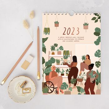 Illustrated 2023 A4 Monthly Wall Calendar, 2 of 10