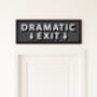 Dramatic Exit Framed Hallway Print, thumbnail 8 of 10