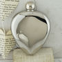 Heart Shaped Valentines Hip Flask Personalised, thumbnail 2 of 5