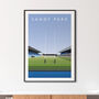 Sandy Park North Terrace Exeter Chiefs Rugby Poster, thumbnail 4 of 8