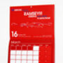 Arsenal 2024 Calendar Gift Set: Sanchez Framed Print, thumbnail 3 of 12