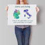 Personalised Travel Love Map Print, thumbnail 2 of 5