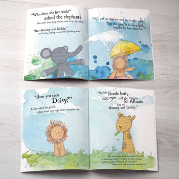 Personalised Lion Story Book, 5 of 11