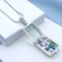 Personalised Rectangle Fillable Locket For Crystals, thumbnail 8 of 11