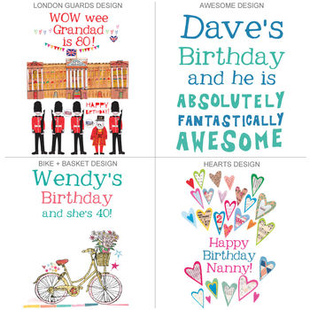 Personalised Big Birthday Card, 7 of 12