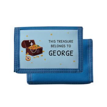 Personalised Kid's Treasure Chest Wallet, 2 of 2