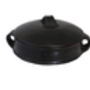 Traditional Black Terracotta Casserole Dish, Two Sizes, thumbnail 2 of 2