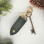 Personalized Leather Key Fob, thumbnail 1 of 3