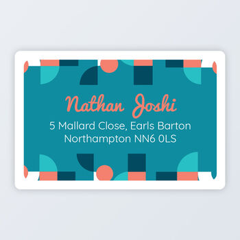 Personalised Address Roll Labels 76x50mm, 2 of 9