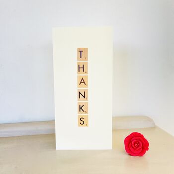 Thanks Card ~ Handmade, 2 of 2