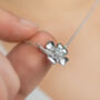 Four Leaf Clover Necklace For Goodluck, thumbnail 2 of 9