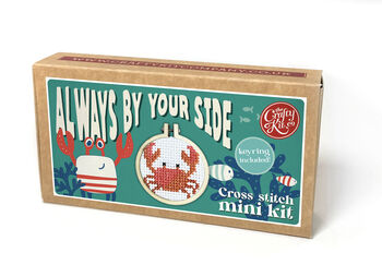 Always By Your Side Mini Matchbox Cross Stitch Kit, 6 of 12