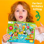 Personalised Jungle Fun Birthday Jigsaw Puzzle, thumbnail 2 of 8