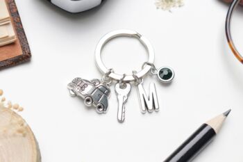 Personalised First Car Keyring New Driver Gift, 5 of 8