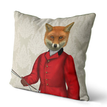 Fox Hunter Decorative Cushion, 3 of 4