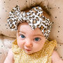 Girl's Bow Bundle Leopard Print And Neutral Bows, thumbnail 2 of 5