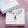 Rose Gold Colour Gift Card Necklace Charm Selection, thumbnail 7 of 11